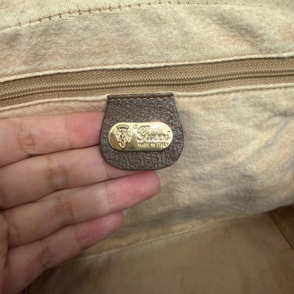 Vintage Gucci | GG Brown Small Boston Bag - Picture 9 of 12
